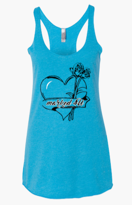 Blue Racerback Tank